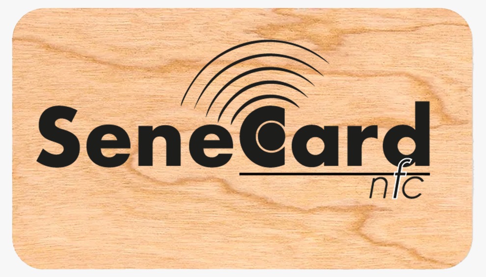 Carte NFC en bois